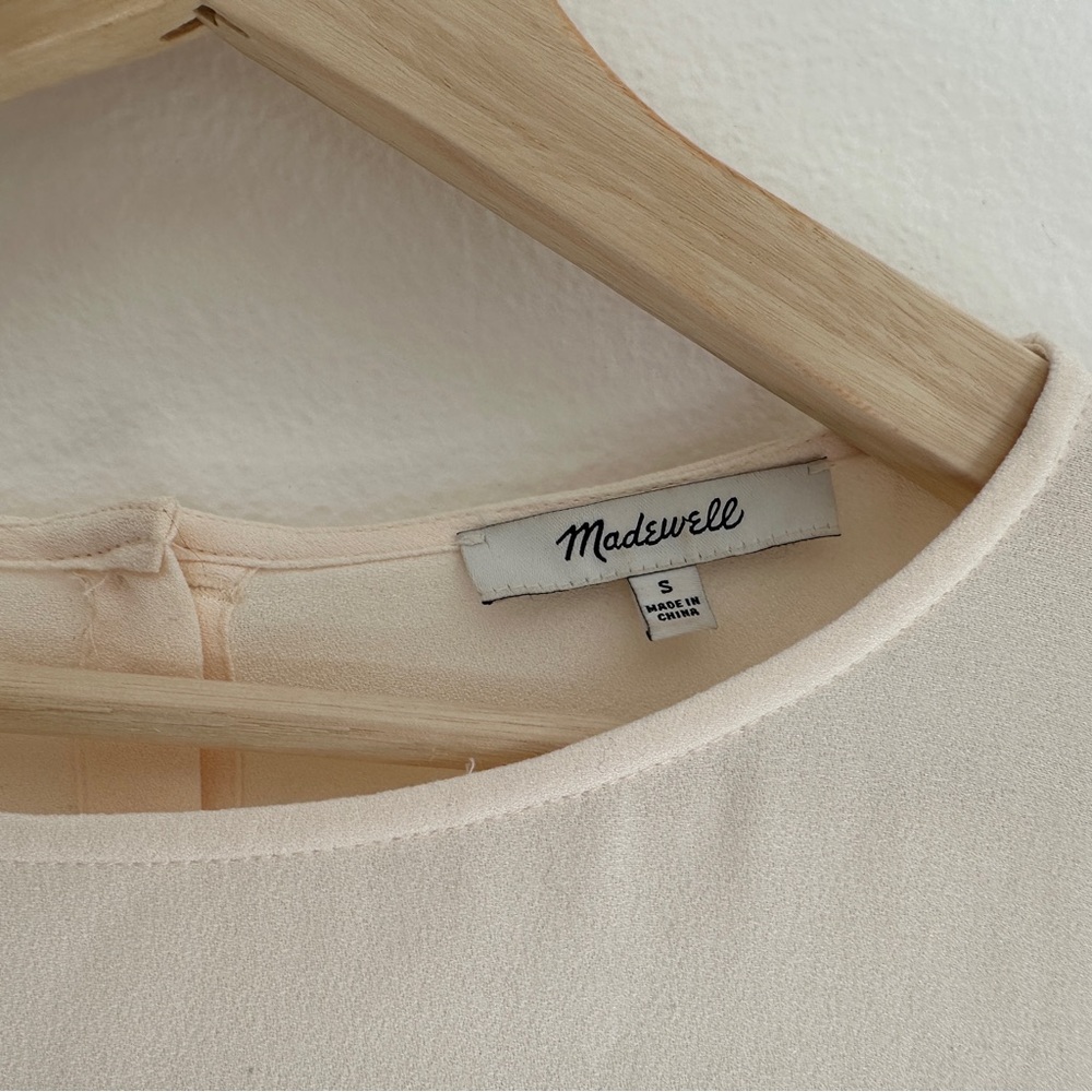 Madewell Tiered Button-Back Top - Picture 10 of 12